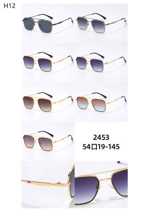 Polarized metal sunglasses H12 Matrix MT2453