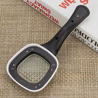 Magnifier with universal backlight, magnifying glass with handle 600558H-XX, size: 53x53 mm, magnification: 3X