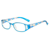 Plastic eyeglasses for reading, Blue ray cut, diopters from +1.00 to +4.00, PD62-64 KY018-4