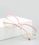 Оправа металлическая с линзами блю-блокерами MORE 3008