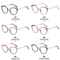 Оправа для очков комбинированная (металл + TR90) с защитой от синего света, с флексом FA87240