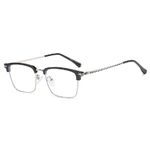 Металлические + TR90 очки с защитой от синего света Blue Block FENQI F2205