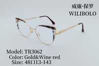 Metal + TR90 ultrathin women's frames with spring hinges Wilibolo TR3062