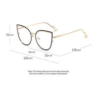 Metal glasses with blue light and UV protection 9701-3-GT