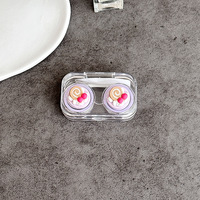 Mini soft contact lens kit W806透明蛋糕