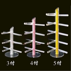 Стойка для очков акриловая настольная на 3 / 4 / 5 мест BY-6002