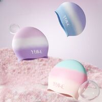 Silicone waterproof swimming cap for women GJ009-YU
