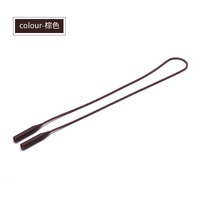 Шнурок-фиксатор для очков силиконовый 27 см, отверстие 4*7 мм