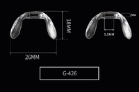 Solid nose pad G-406, G-412, G-426, G-428, G-429, G-433