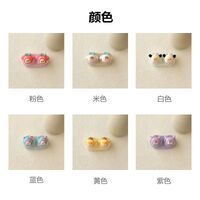 Mini soft contact lens kit retractable W-CT23立体娃娃头