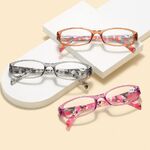 Plastic eyeglasses for reading KY2120 Blue ray cut, diopters from 0.00 to +4.00, PD62-64