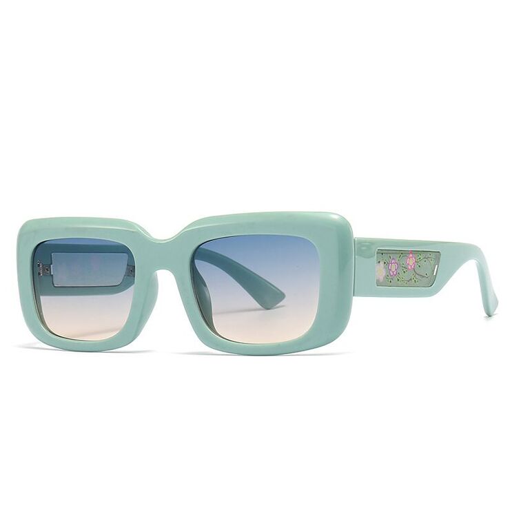 Plastic square sunglasses for women Elit 931-1-EL