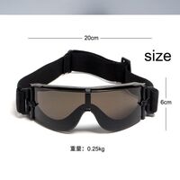 Safety shockproof tactical goggles 战术-E风镜-单支