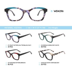 Plastic acetate eyeglasses frame WD4296