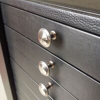 Office box - showcase for frames and glasses, with locks, 288/234 slots JS-C220309