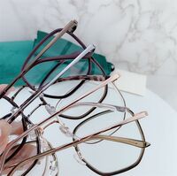 Оправа гибридная, металл + TR90, линзы с Blue Block покрытием SANTA 01216