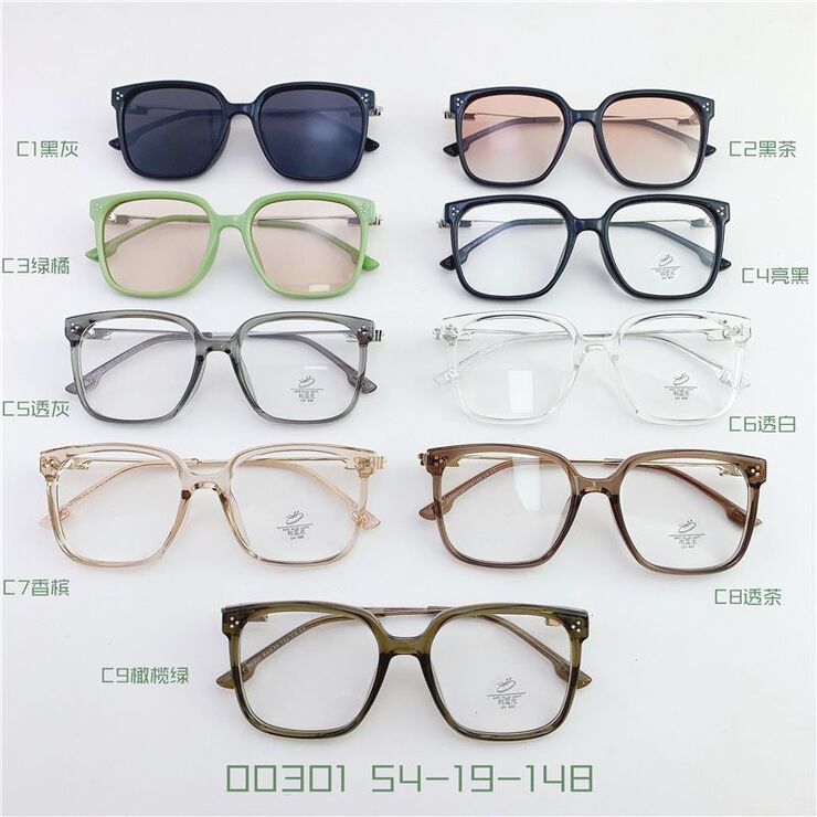 Оправа гибридная, металл + TR90, цветные линзы с Blue Block покрытием SANTA 00301