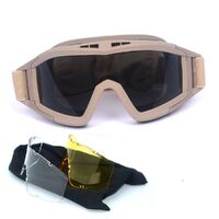 Safety shockproof tactical goggles 战术套装-沙漠蝗虫