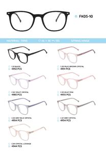 TR90 plastic eyeglasses frame FK05-10