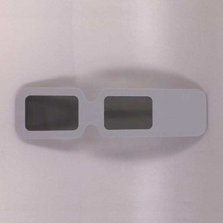 Polarizing filter for sign projector