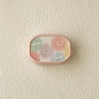 Mini soft contact lens kit TZ017彩色爱心笑脸