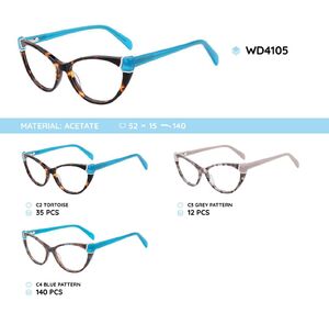 Plastic frames for glasses acetate material WD4105