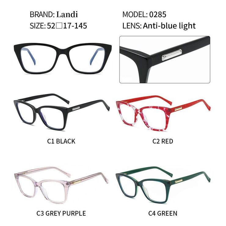 Очки защитные из ацетата с антибликовым покрытием LD0285