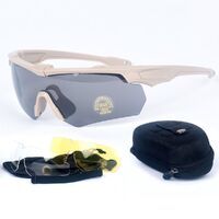 Safety shockproof tactical polarized goggles, 2-lens and box set, 战术-2.0szg-套装-DX