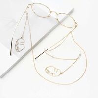 Metal non-slip chain, with mask, for glasses and masks GA031