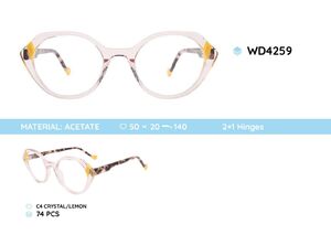 Plastic acetate eyeglasses frame for women WD4259
