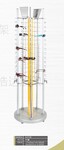Glasses rotating floor stand with 80 slots, mirrors and locks HD708