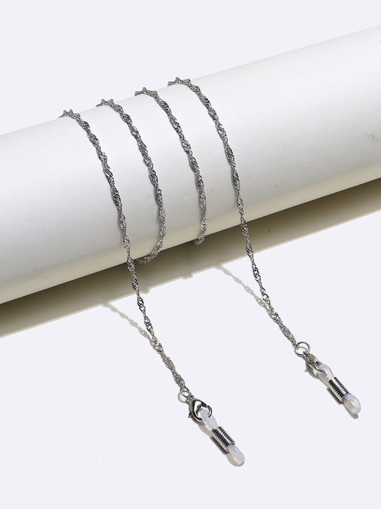 Black glasses chain with pearls GL1376