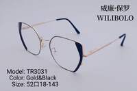 Metal +TR90 ultrathin women's frames with spring hinges Wilibolo TR3031