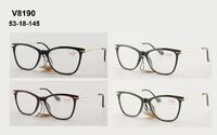 Ready-made plastic frame glasses for women Vizzini V8190, diopters from -4.00 to +4.00