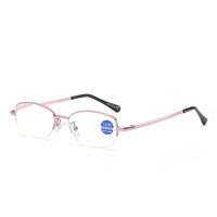 Nylor metal eyeglasses for reading JY1824 with Blue ray cut protection, from +1.00 to +4.00, PD62-64