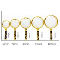 Лупа карманная для чтения Ø60, Ø70, Ø80, Ø90, Ø100мм, увеличение X10-X5