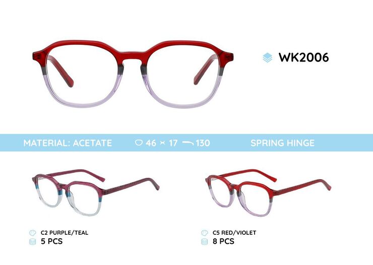 Acetate plastic frames for kids WK2006