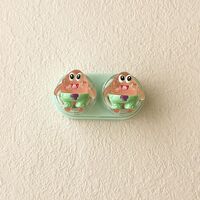 Mini soft contact lens kit retractable W-CT28透明卡通