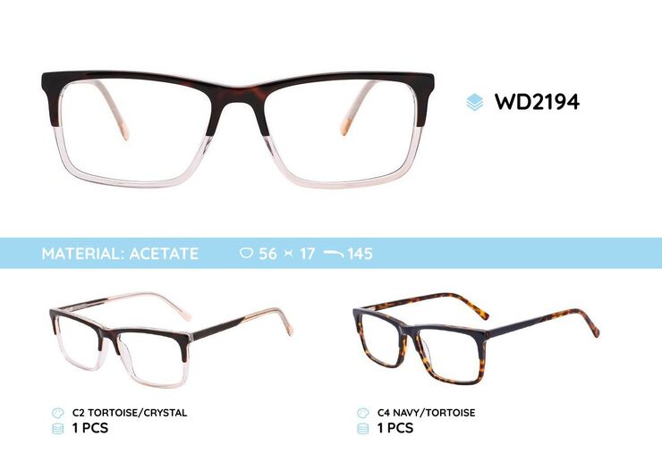 Plastic frames for glasses acetate material WD2194