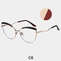 Оправа для очков комбинированная (металл + TR90) с защитой от синего света, с флексом FA87278