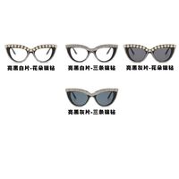 Plastic glasses with blue light protection and rhinestones for women 3293镶钻-PN