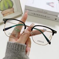 Hibrid, metal + TR90, Blue Block glasses with hinge thread blue light protection FENQI F8151