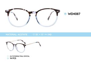 Plastic frames for glasses acetate material WD4087