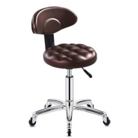 Стул вращающийся маленький на колесиках с подъемником 靠背