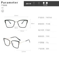 Оправа для очков комбинированная (металл + TR90) с защитой от синего света, с флексом FA87068