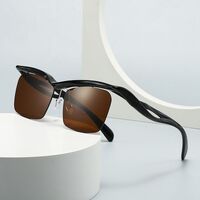 Plastic sunglasses retro style wigt square lenses Elit LH169-EL