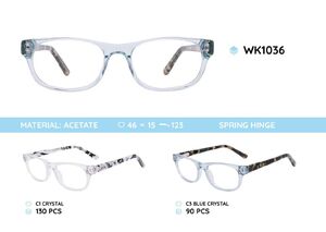 Acetate plastic frames for kids WK1036