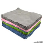 Napkin for glasses lens cleaning, high-density microfiber SW2330 14cm*17cm