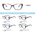 Plastic acetate eyeglasses frame for women WD4217