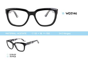 Plastic frames for glasses acetate material WD3146
